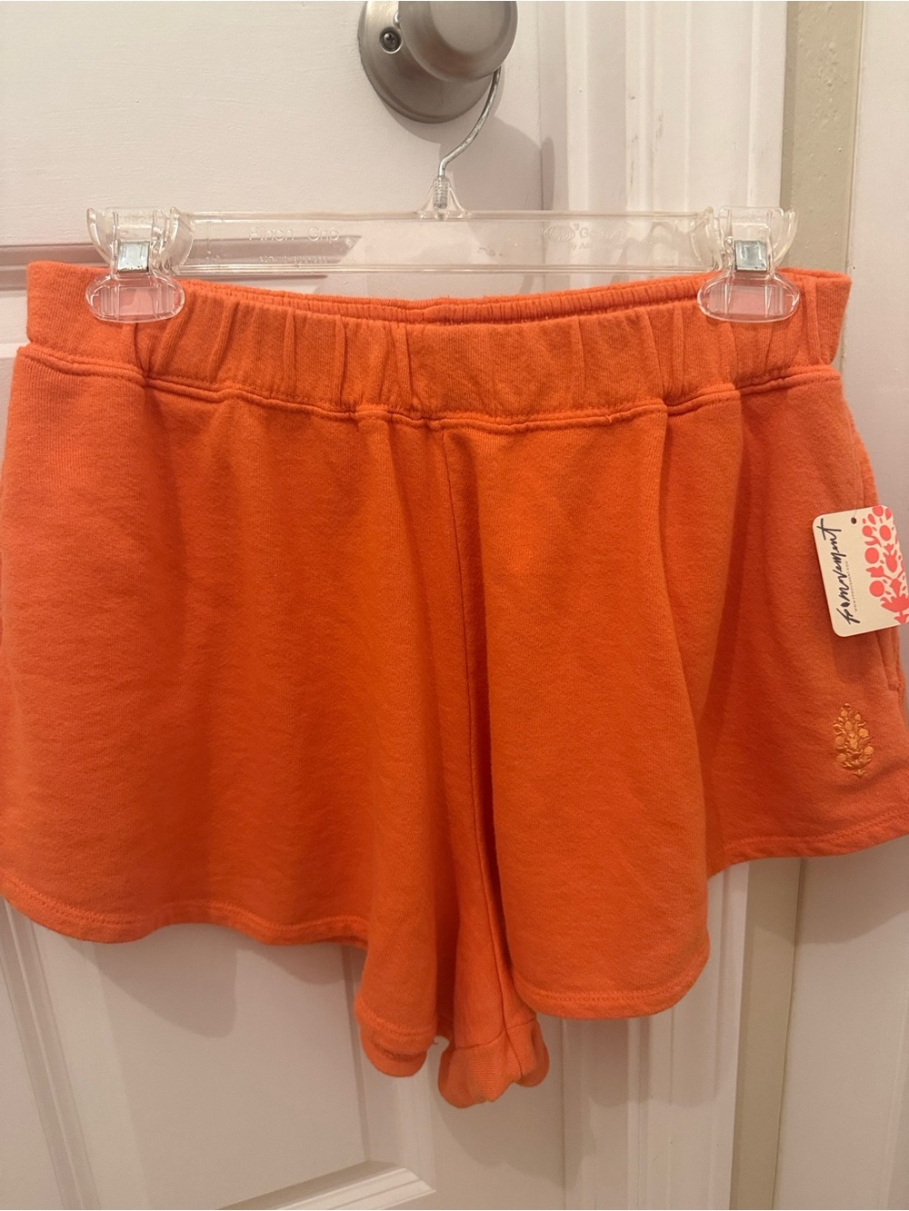 FP Movement by Free People Orange Pull-On Skort Shorts